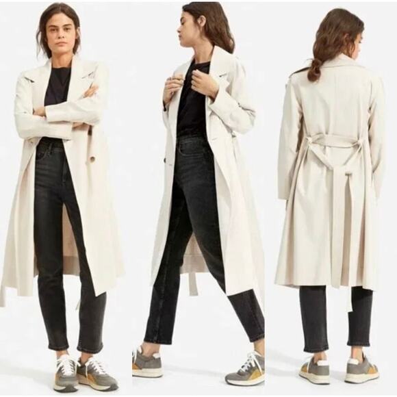 Everlane Jackets & Blazers - Everlane The Drape Trench Coat In Sandstone Size XS New